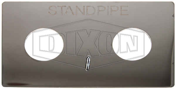 Wall Plate for Double Clapper Siamese Assembly